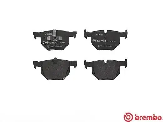 BREMBO Bremsbelagsatz, Scheibenbremse IBROP06039