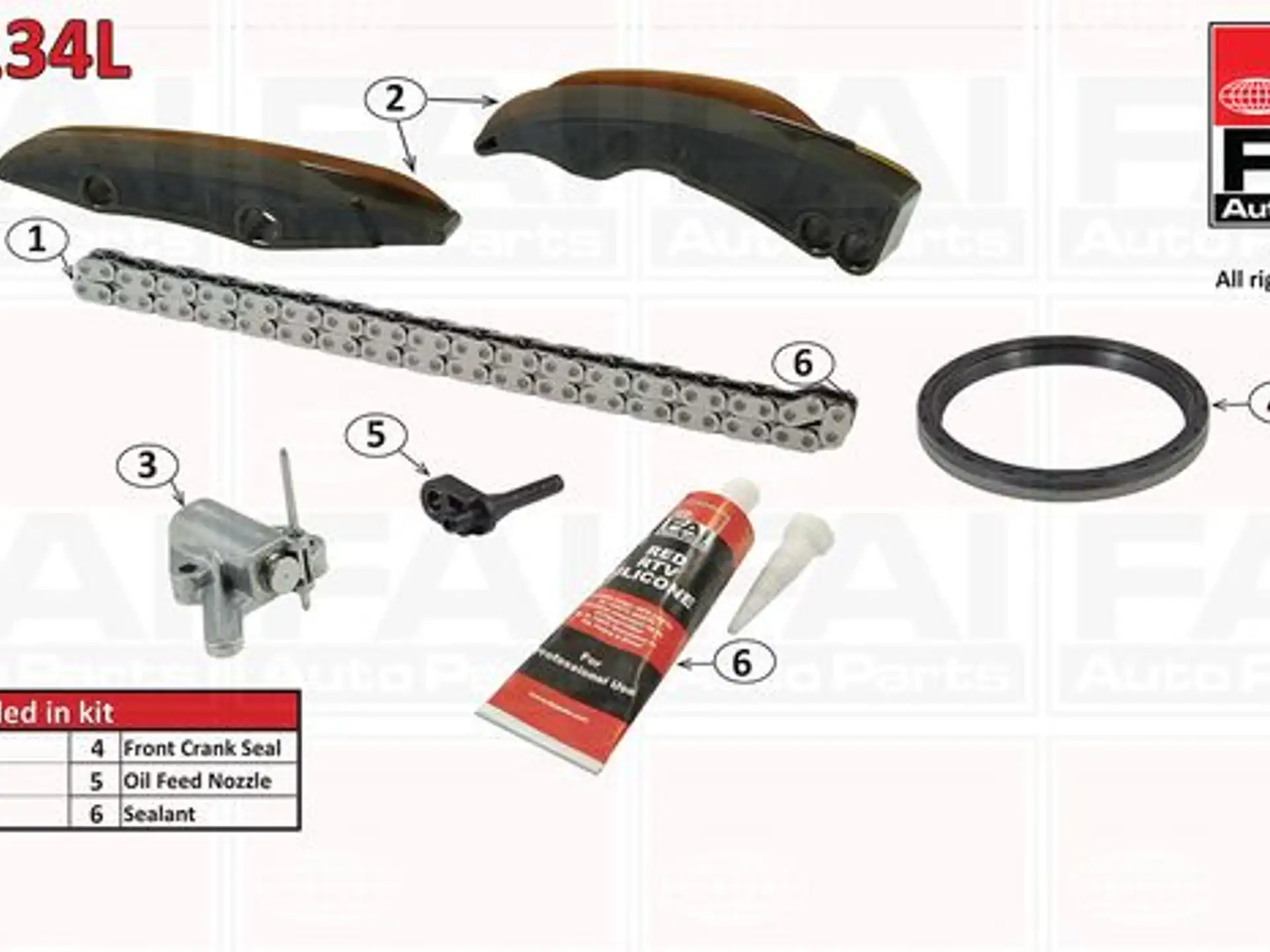 FAI AUTOPARTS Steuerkettensatz IFASTCK134L