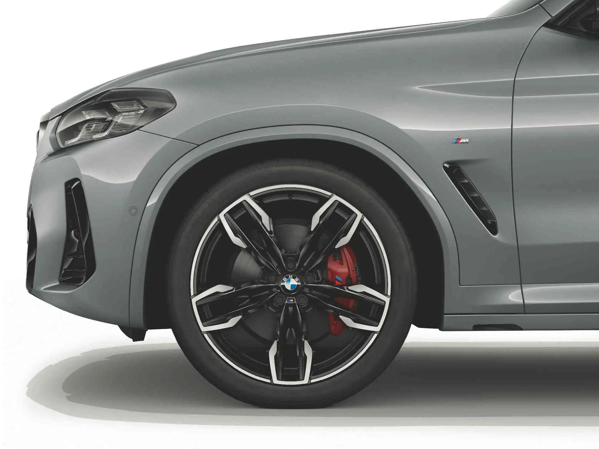 BMW Alufelgen Doppelspeiche 718M jet black uni/glanzgedreht 9,5J