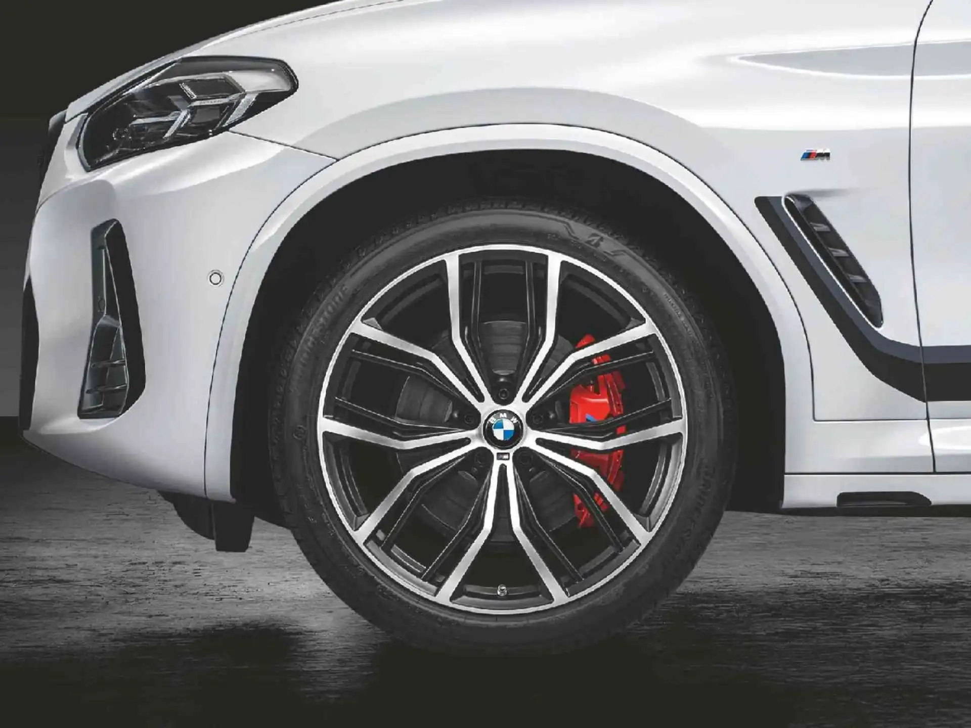 BMW Alufelge M Y-Speiche 701 bicolor (schwarz matt/hochglanzpoliert) 9,5Jx21 ET43 X3 G01 X4 G02