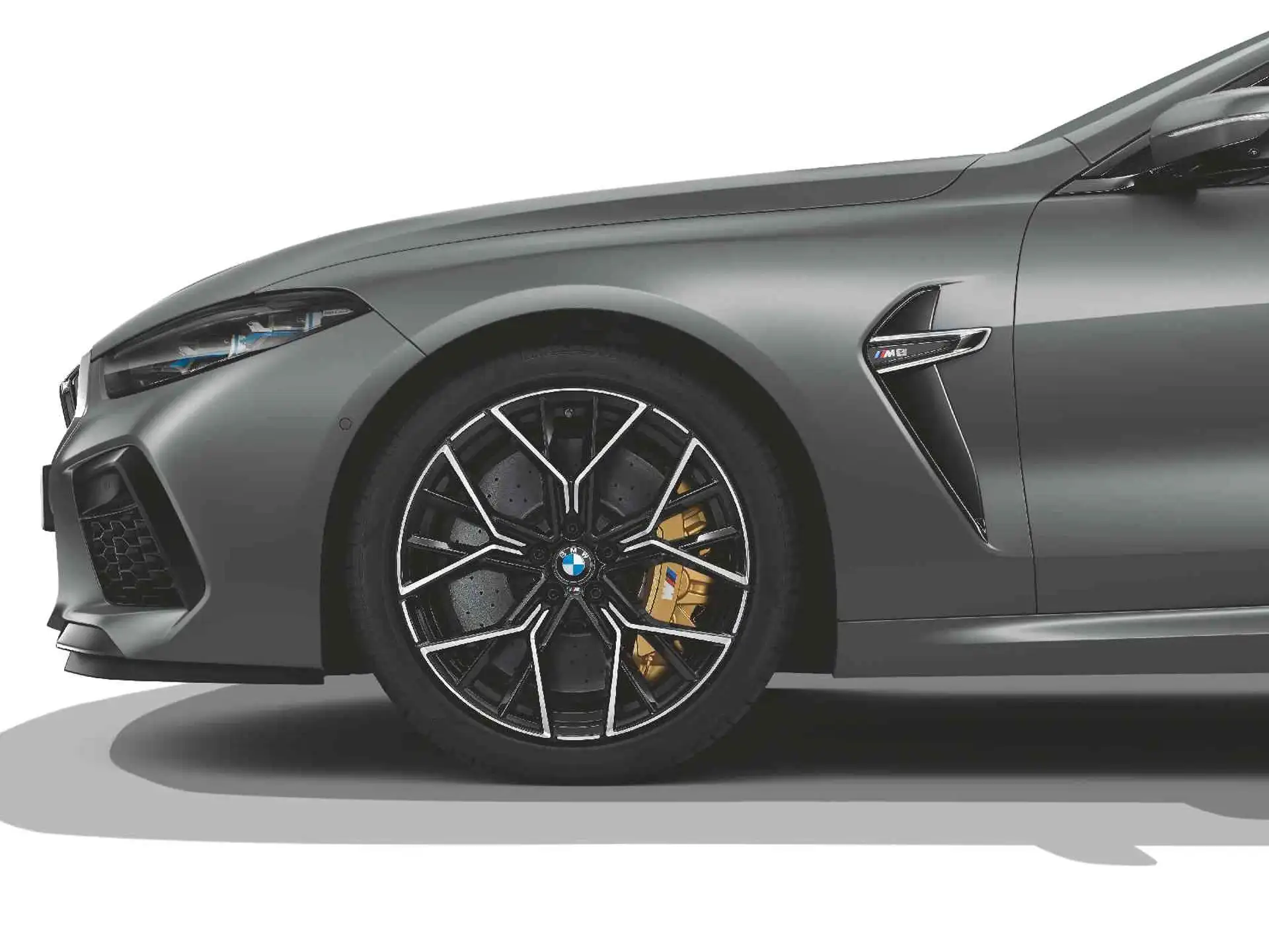 BMW Alufelge Sternspeiche 811M jet black uni/glanzgedreht 10,5Jx20 ET28 8er F91 M8/F92 M8/F93 M8