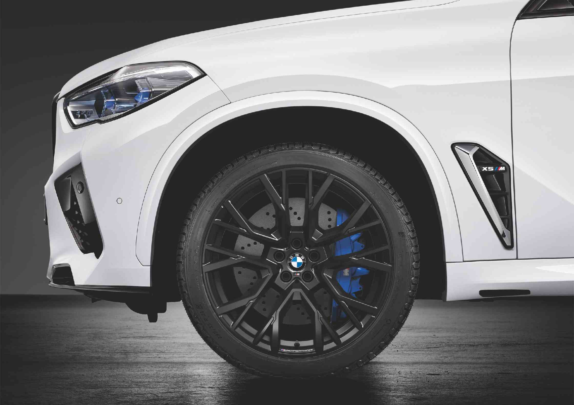 BMW Alufelge Sternspeiche 809M jet black matt 11,5Jx22 ET43 X5 M F95 X6 M F96