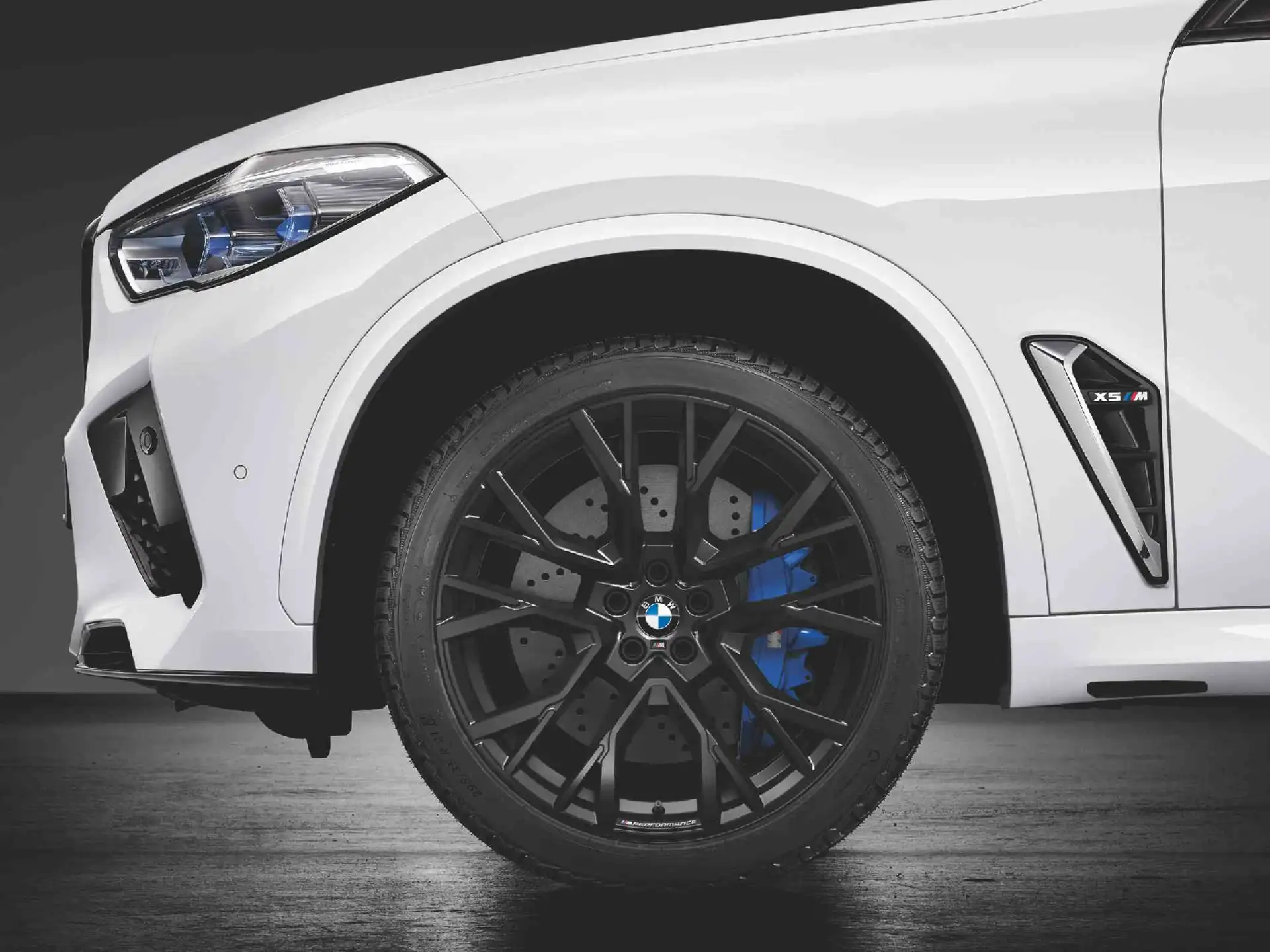 BMW Alufelge Sternspeiche 809M jet black matt 11,5Jx22 ET43 X5 M F95 X6 M F96
