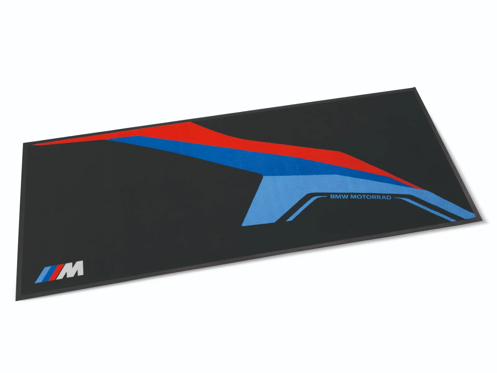 BMW Motorradteppich schwarz