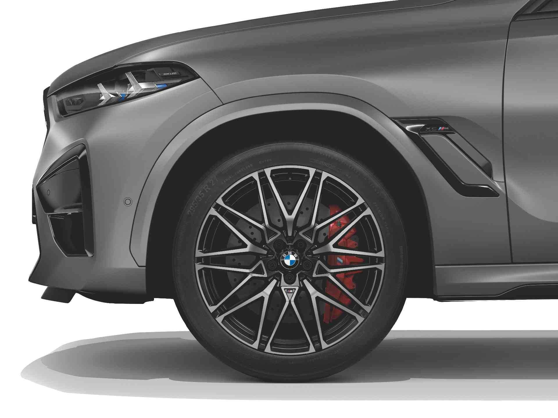 BMW Alufelge Sternspeiche 818M jet black/glanzgedreht 11,5Jx22 ET43 X5 M F95 X6 M F96