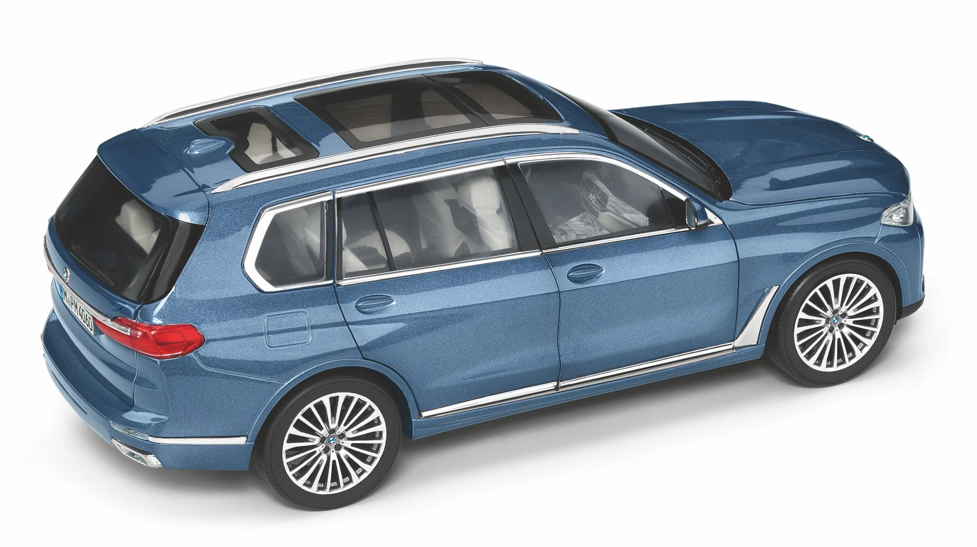 BMW Miniatur X7 Blau 1:18