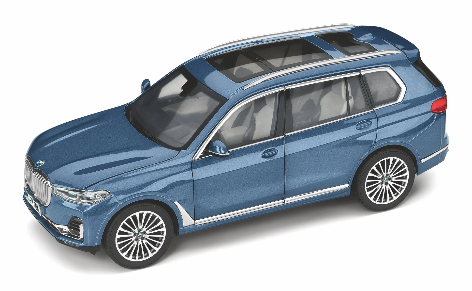 BMW Miniatur X7 Blau 1:18
