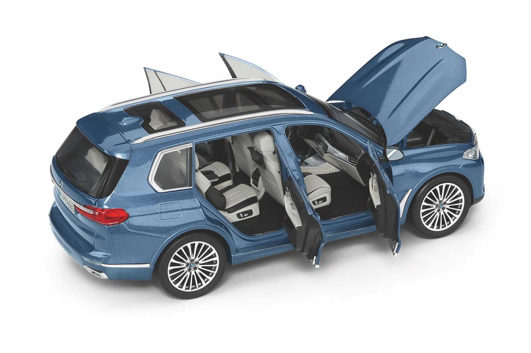 BMW Miniatur X7 Blau 1:18