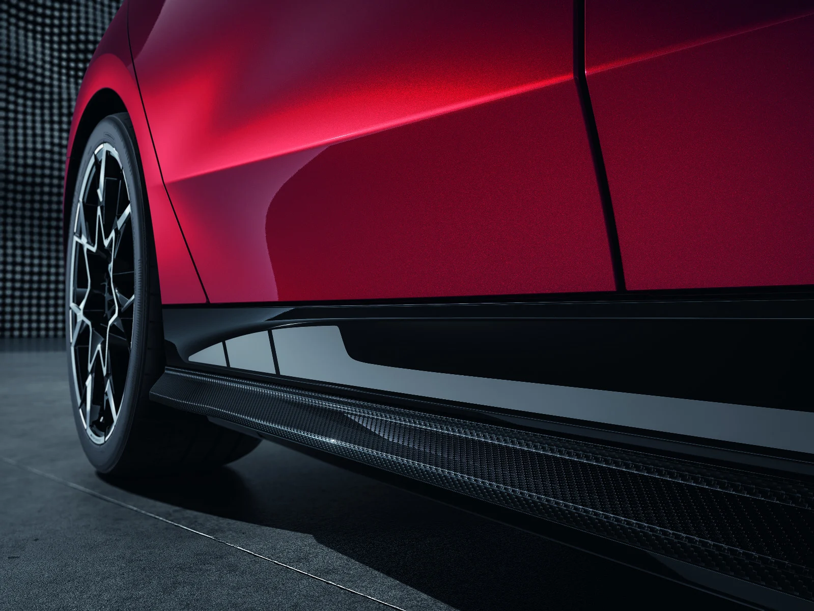 BMW M Performance Schwelleraufsatz Carbon links 5er G60