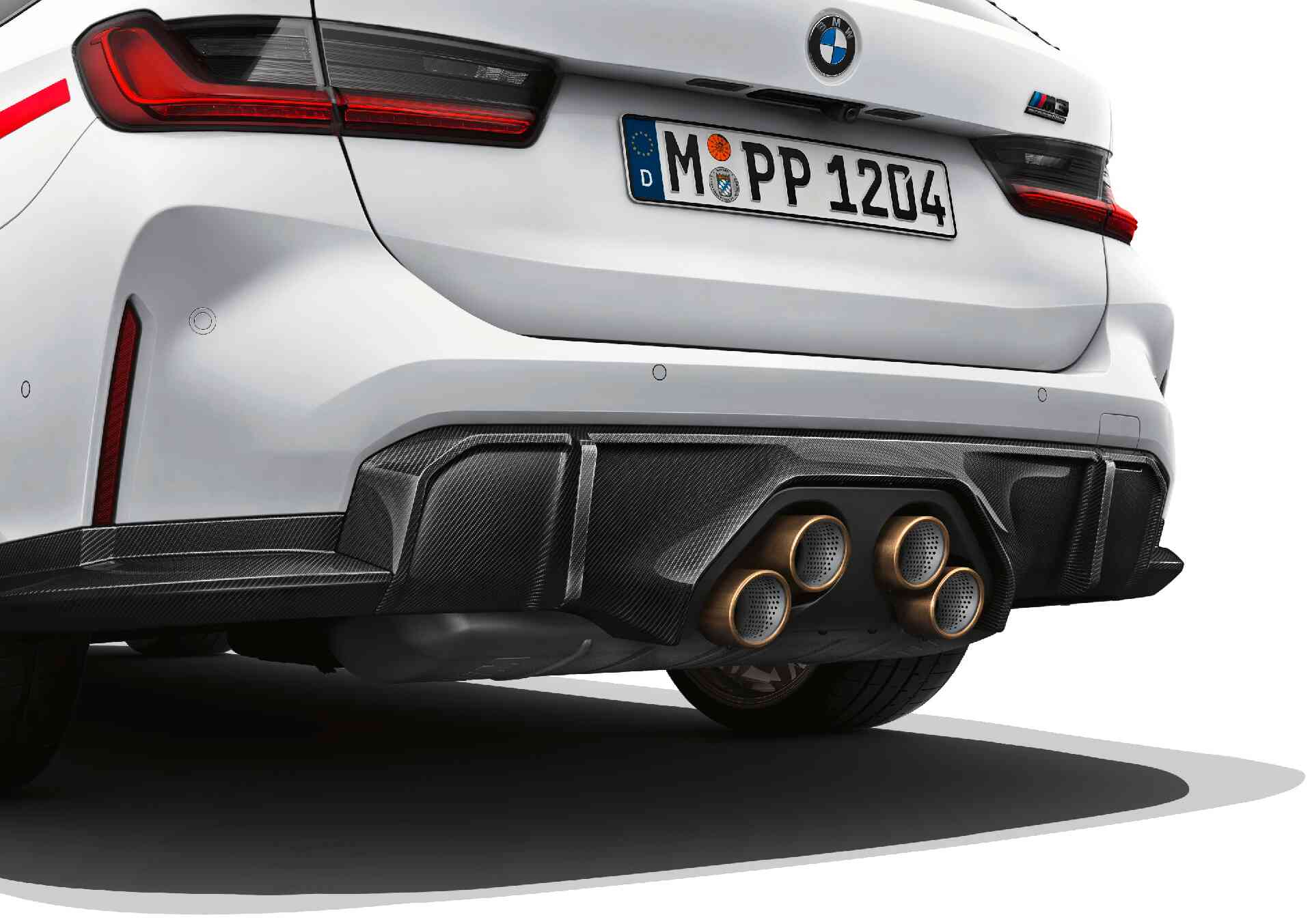 BMW M Performance Endrohrblende Titan -18305A86350