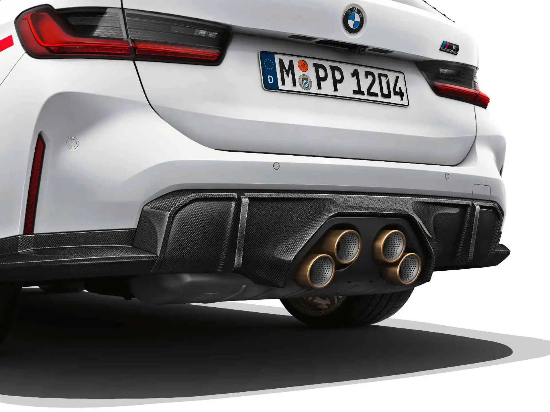 BMW M Performance Endrohrblende Titan -18305A86350
