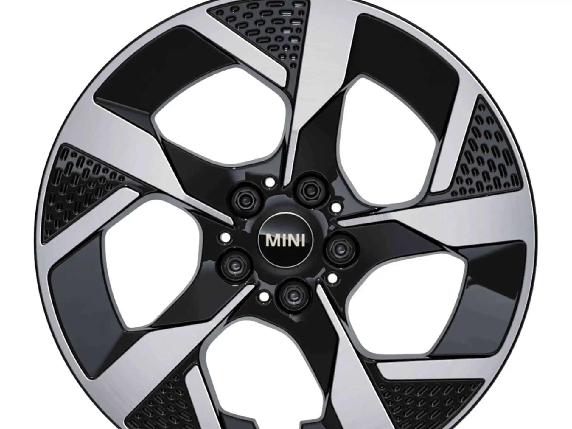 MINI Alufelge Slide Spoke 985 bicolor (jet black uni/hochglanzpoliert) 7,5Jx18 ET50 Aceman J05 Cooper J01