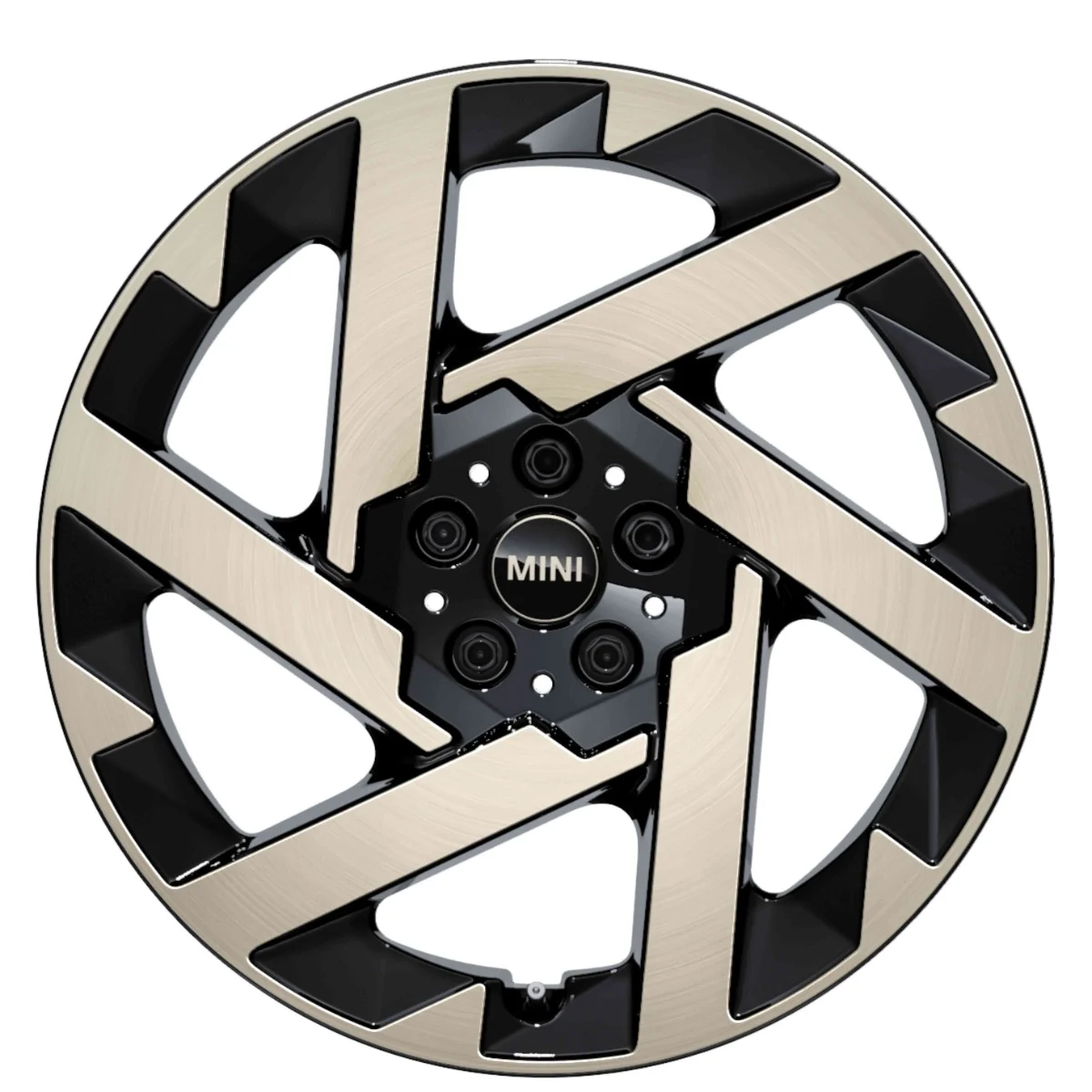 MINI Alufelge Kaleido Spoke 947 bicolor (tinted vibrant/hochglanzpoliert) 8Jx19 ET46 Countryman U25