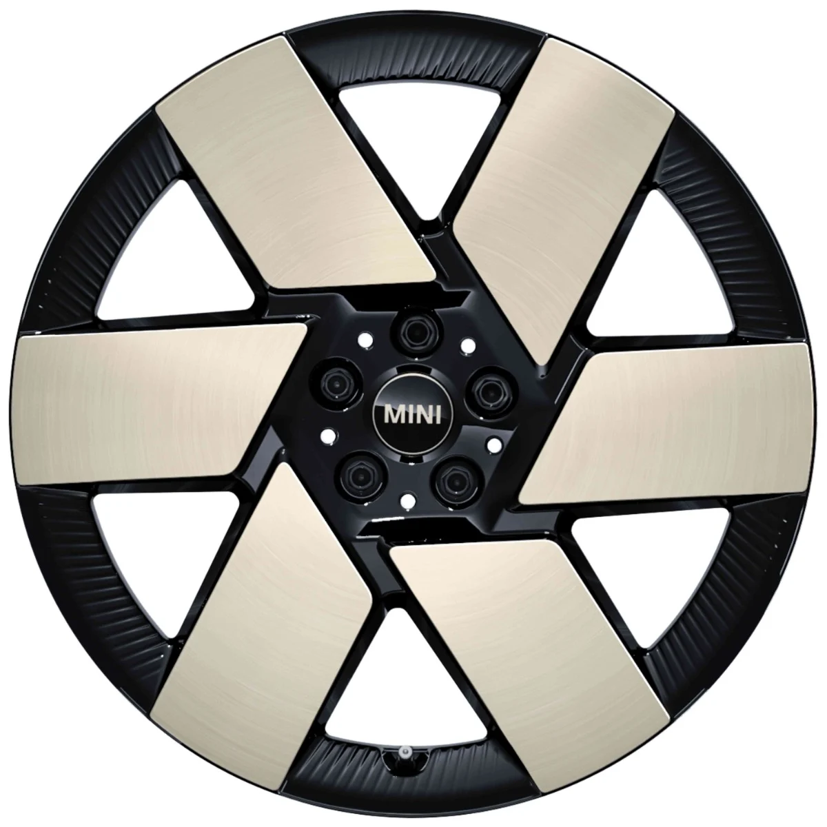 MINI Alufelge Windmill Spoke 946 bicolor (tinted vibrant/hochglanzpoliert) 8Jx20 ET46 Countryman U25