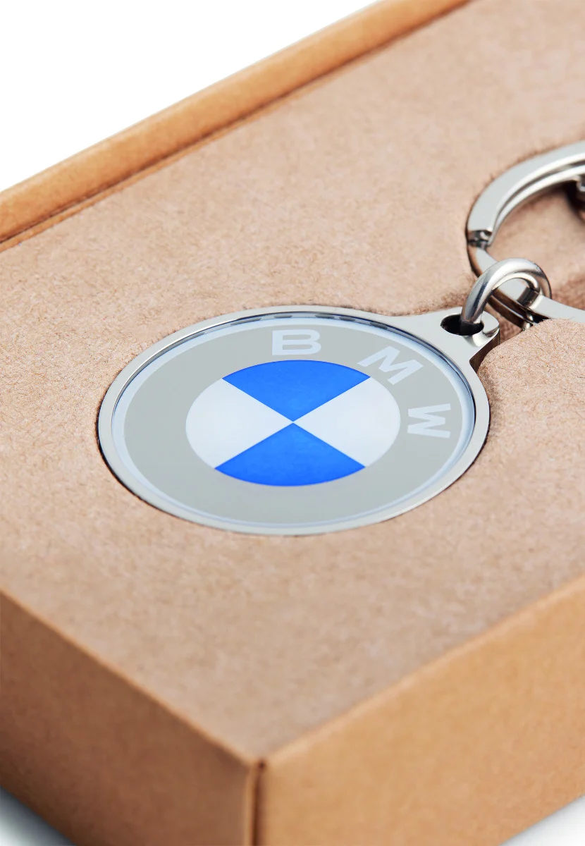 BMW Schlüsselanhänger Logo Farbe