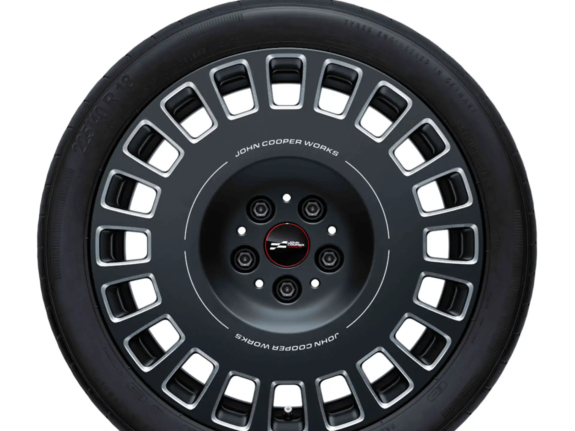 MINI Sommerkompletträder JCW Rallye Spoke 992 frozen midnight grey 18 Zoll RDCi BEV J01 Hankook