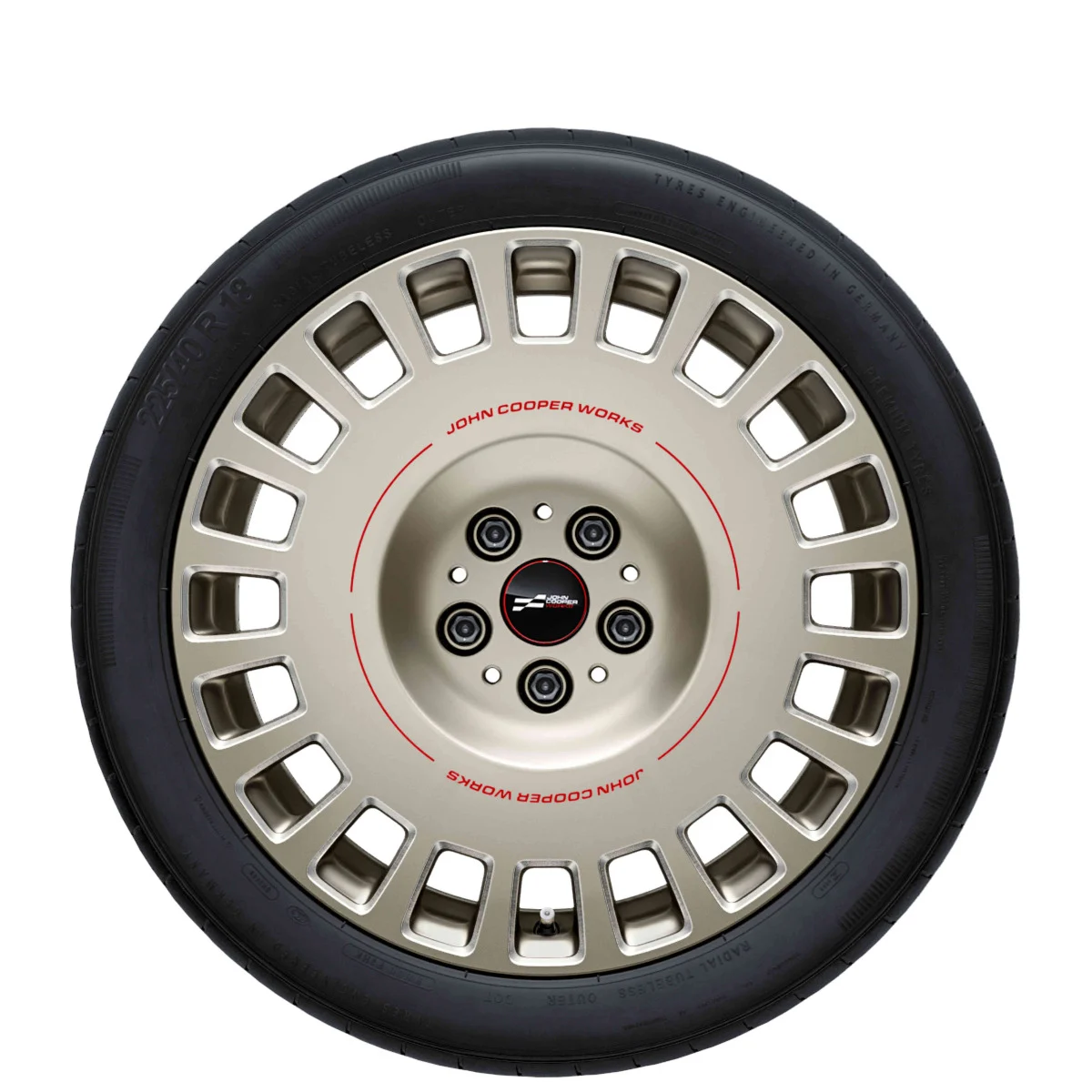 MINI Sommerkompletträder JCW Rallye Spoke 992 vibrant silver 18 Zoll RDCi Aceman BEV J05 Pirelli