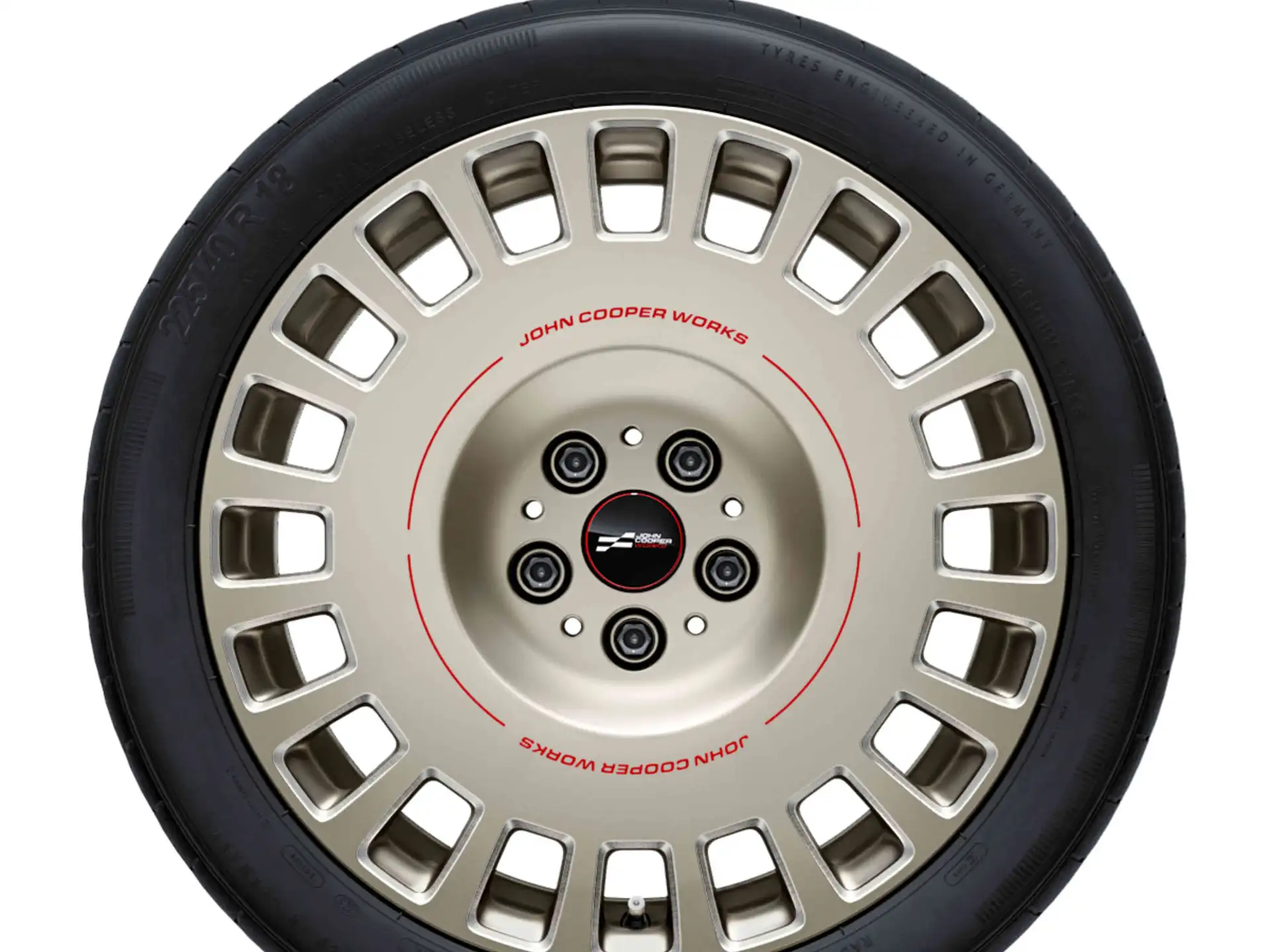 MINI Sommerkompletträder JCW Rallye Spoke 992 vibrant silver 18 Zoll RDCi Aceman BEV J05 Pirelli