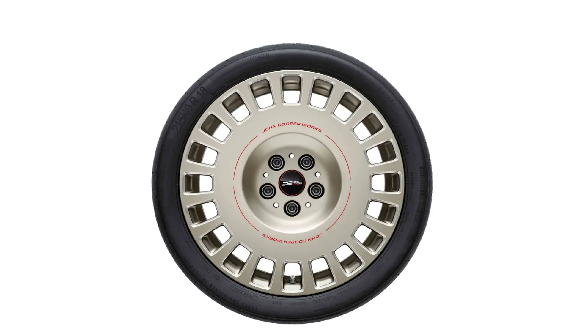MINI Alufelge JCW Rallye Spoke 964 bicolor (vibrant silver/hochgl
