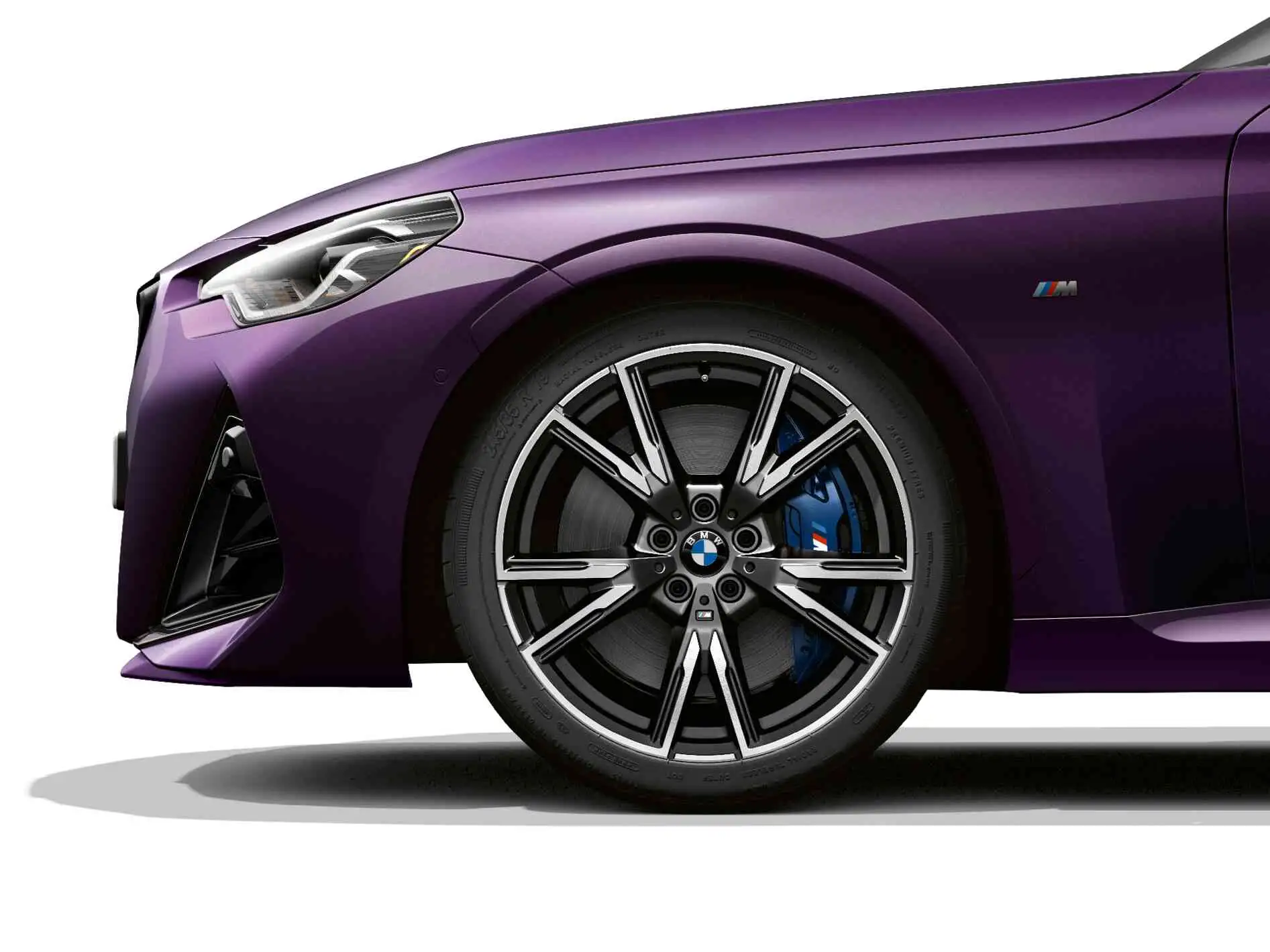 BMW Alufelge Doppelspeiche 893M jet black uni/glanzgedreht 9,5J E