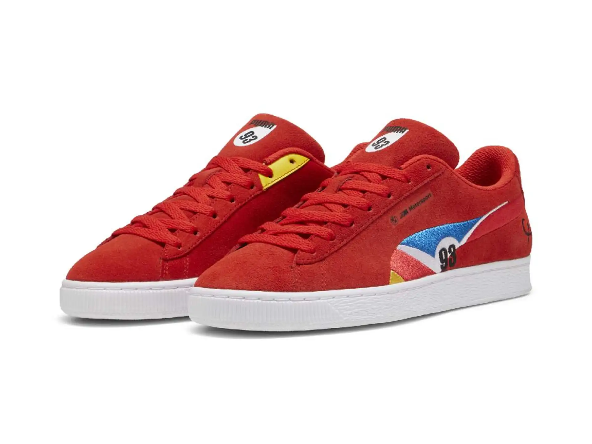 BMW M Motorsport AC Sneaker Wildleder Herren rot