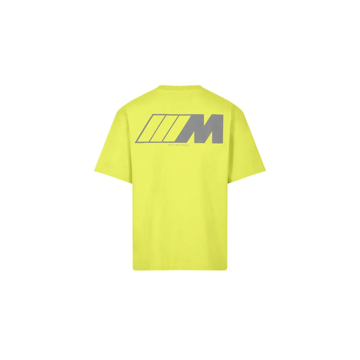 BMW M T-Shirt reflektierend Unisex gelb