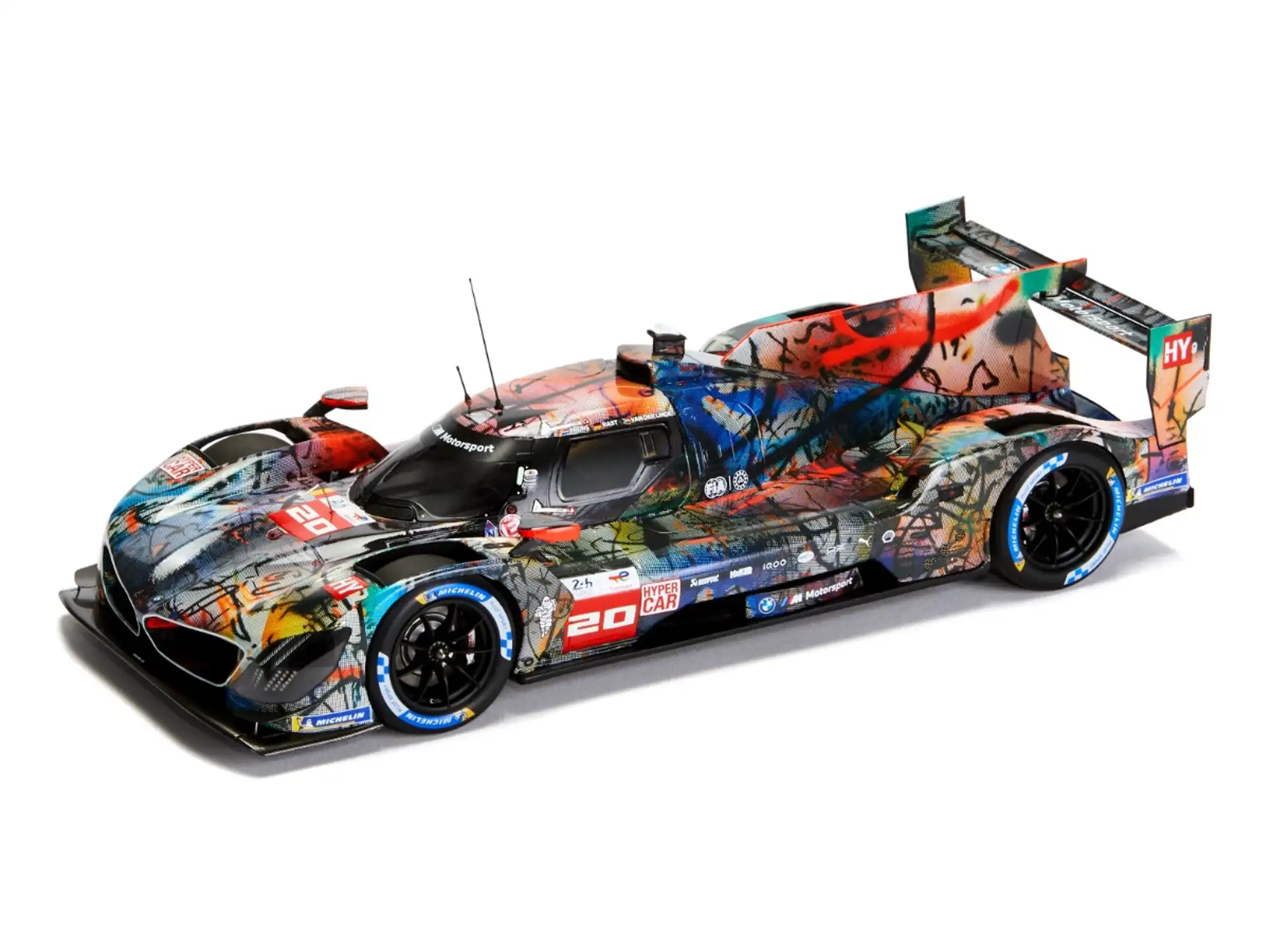 BMW Miniatur Art Car #20 Julie Mehretu, M Hybrid V8 1:43