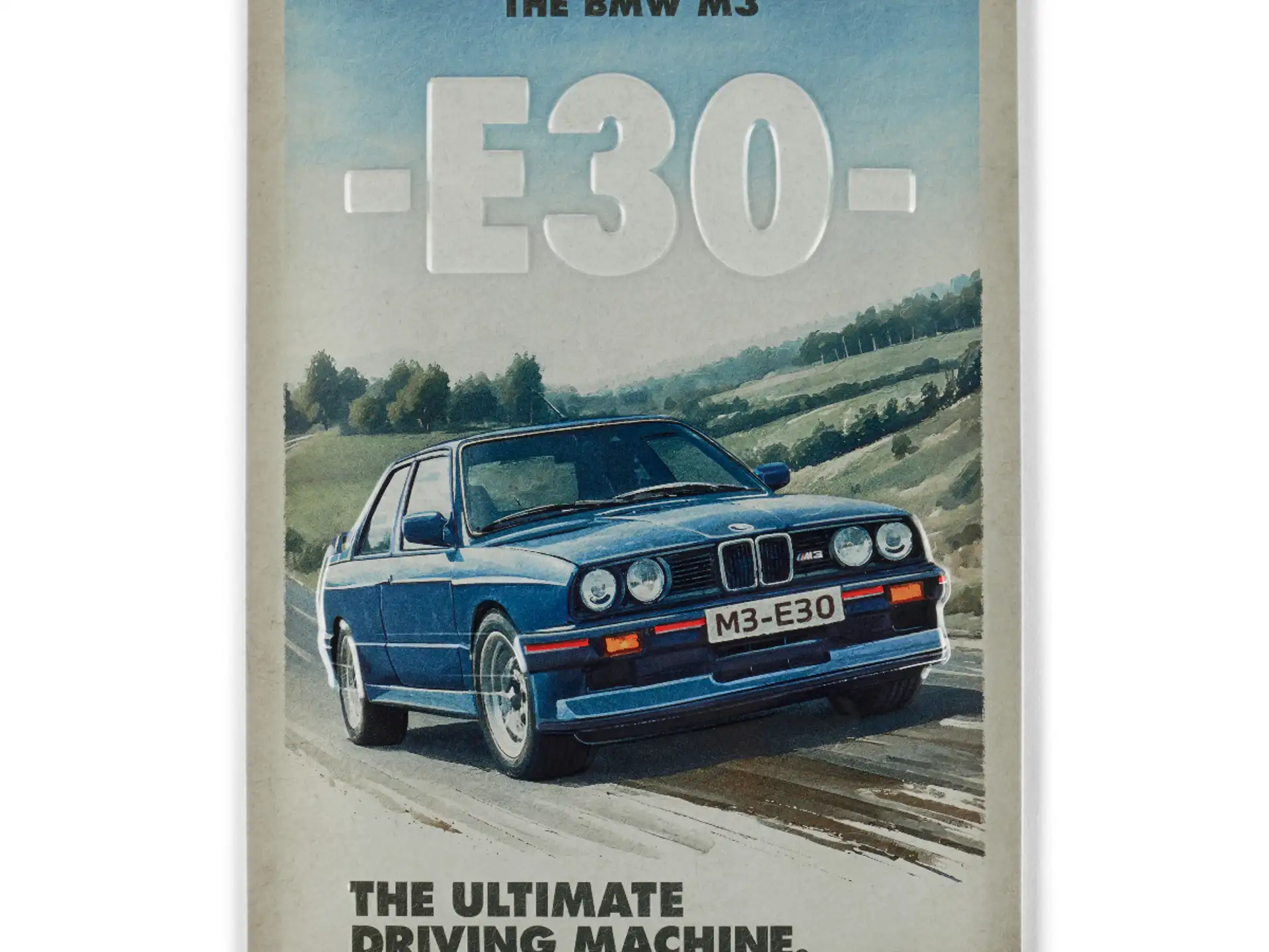 BMW Blechschild E30