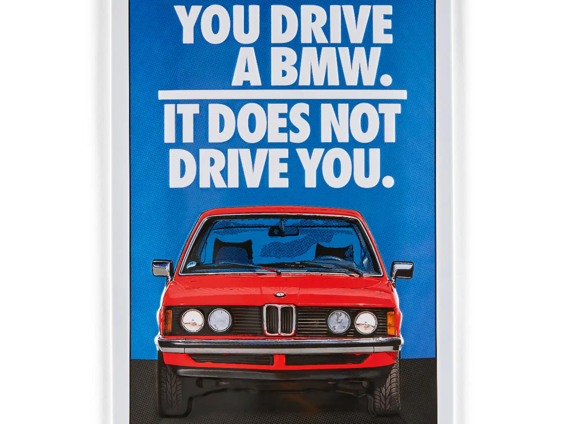 BMW Blechschild Claim