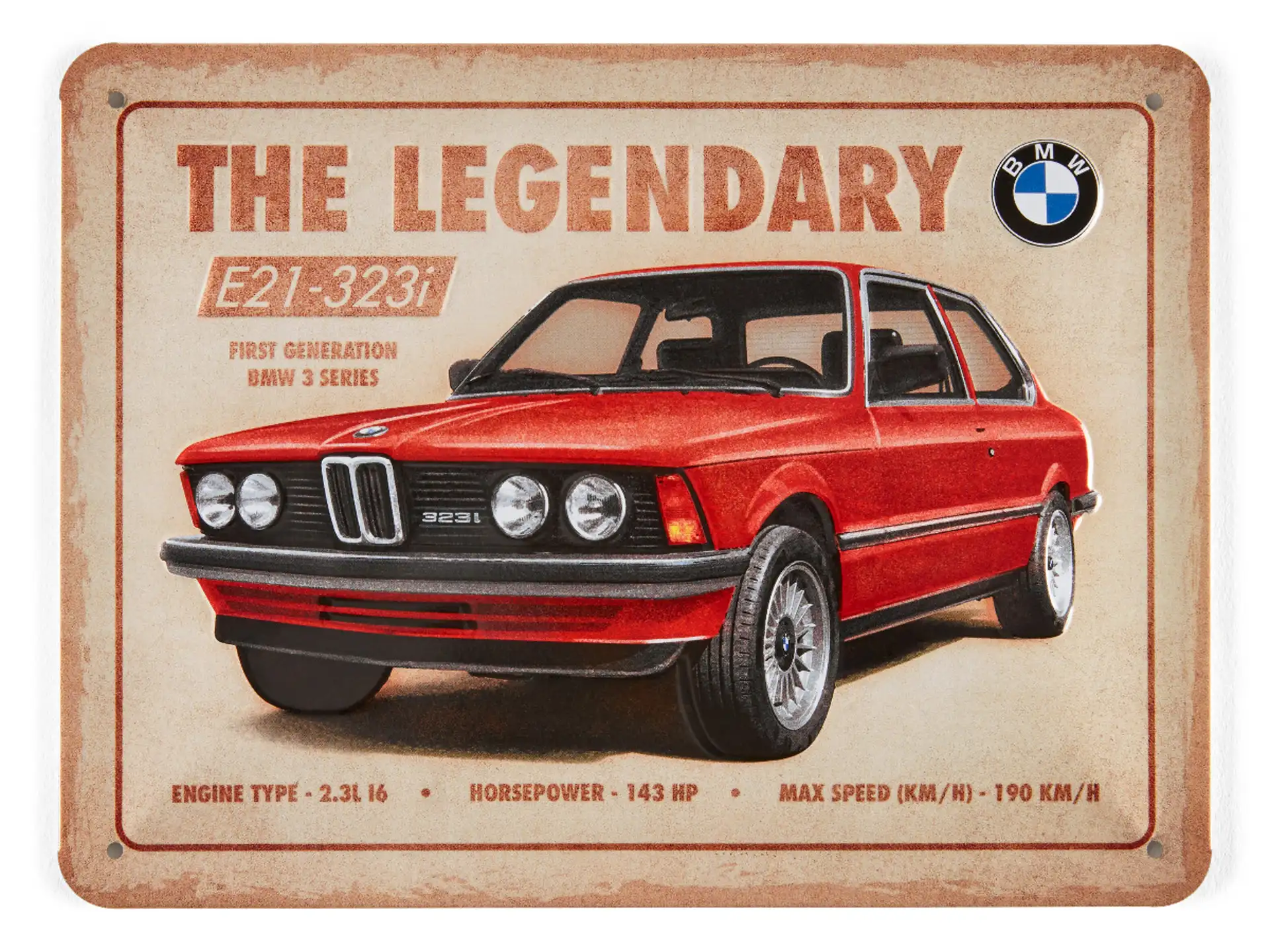 BMW Blechschild E21
