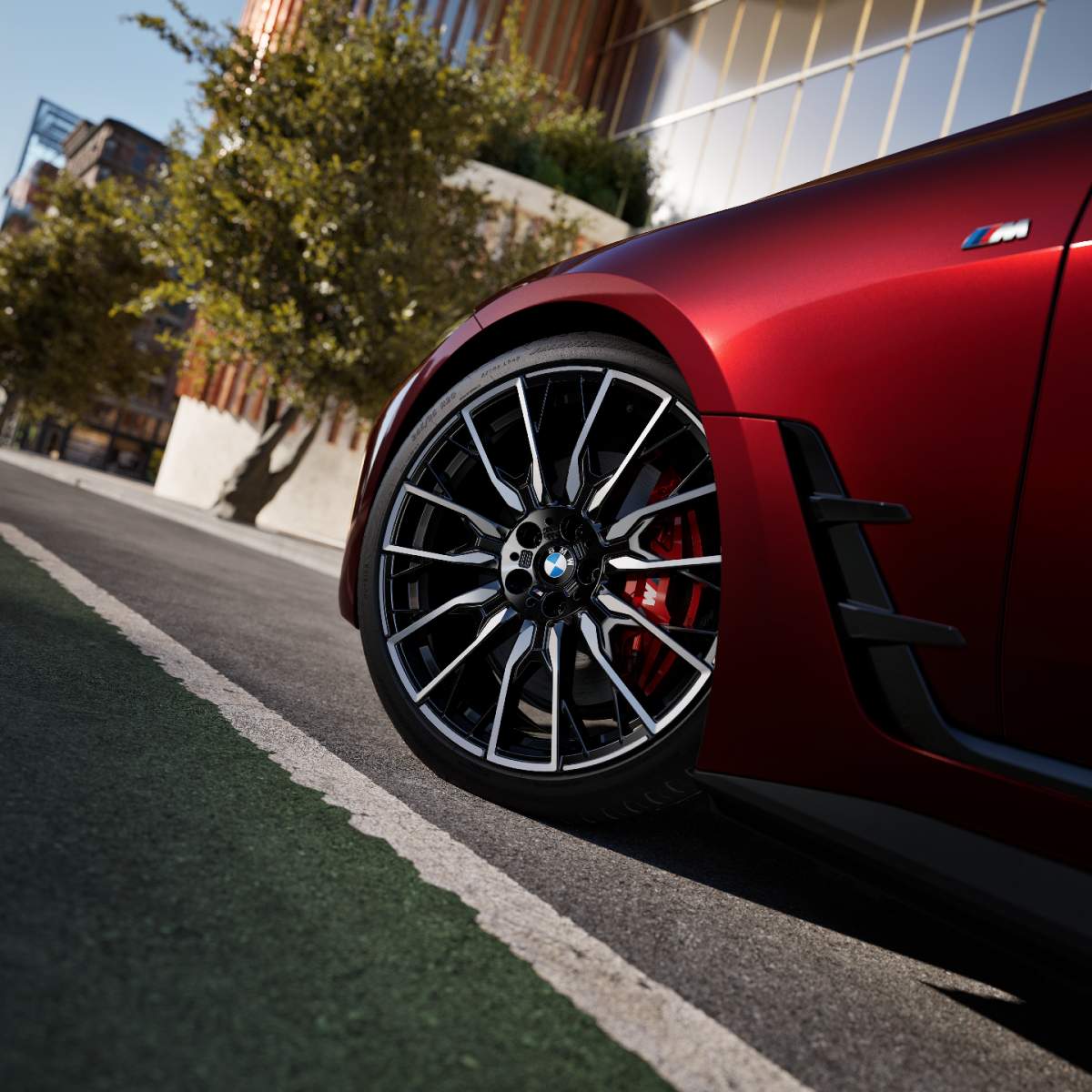 BMW Alufelge M Doppelspeiche 868 bicolor (jet black uni/hochglanzpoliert) 8,5Jx20 ET35 i4 G26