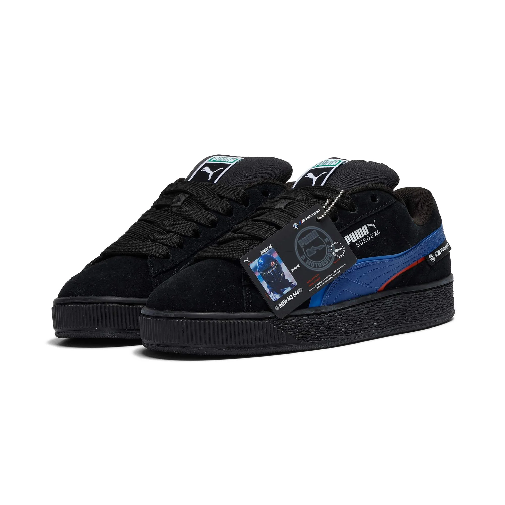 BMW M Motorsport Suede XL Schuhe schwarz-blau