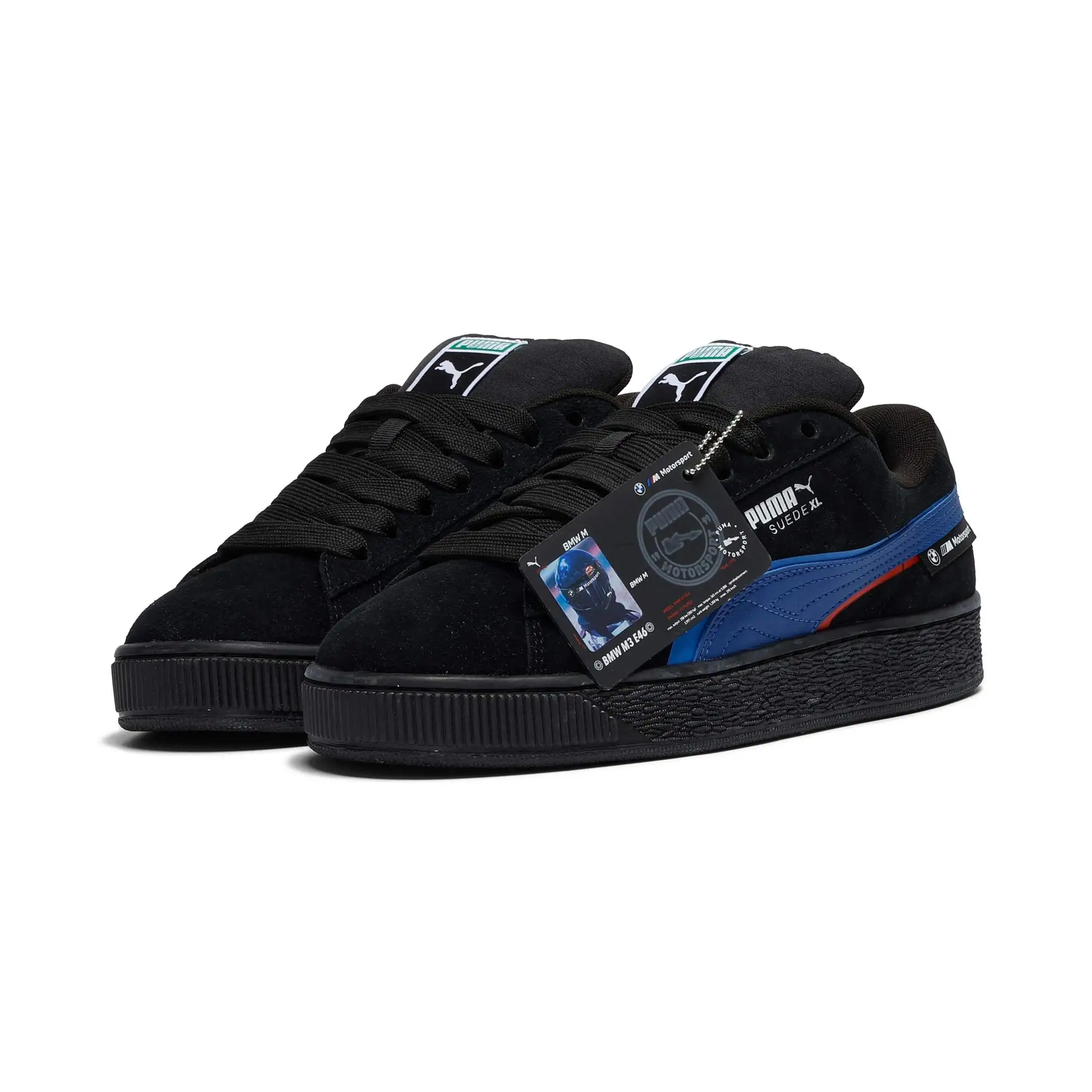 BMW M Motorsport Suede XL Schuhe schwarz-blau