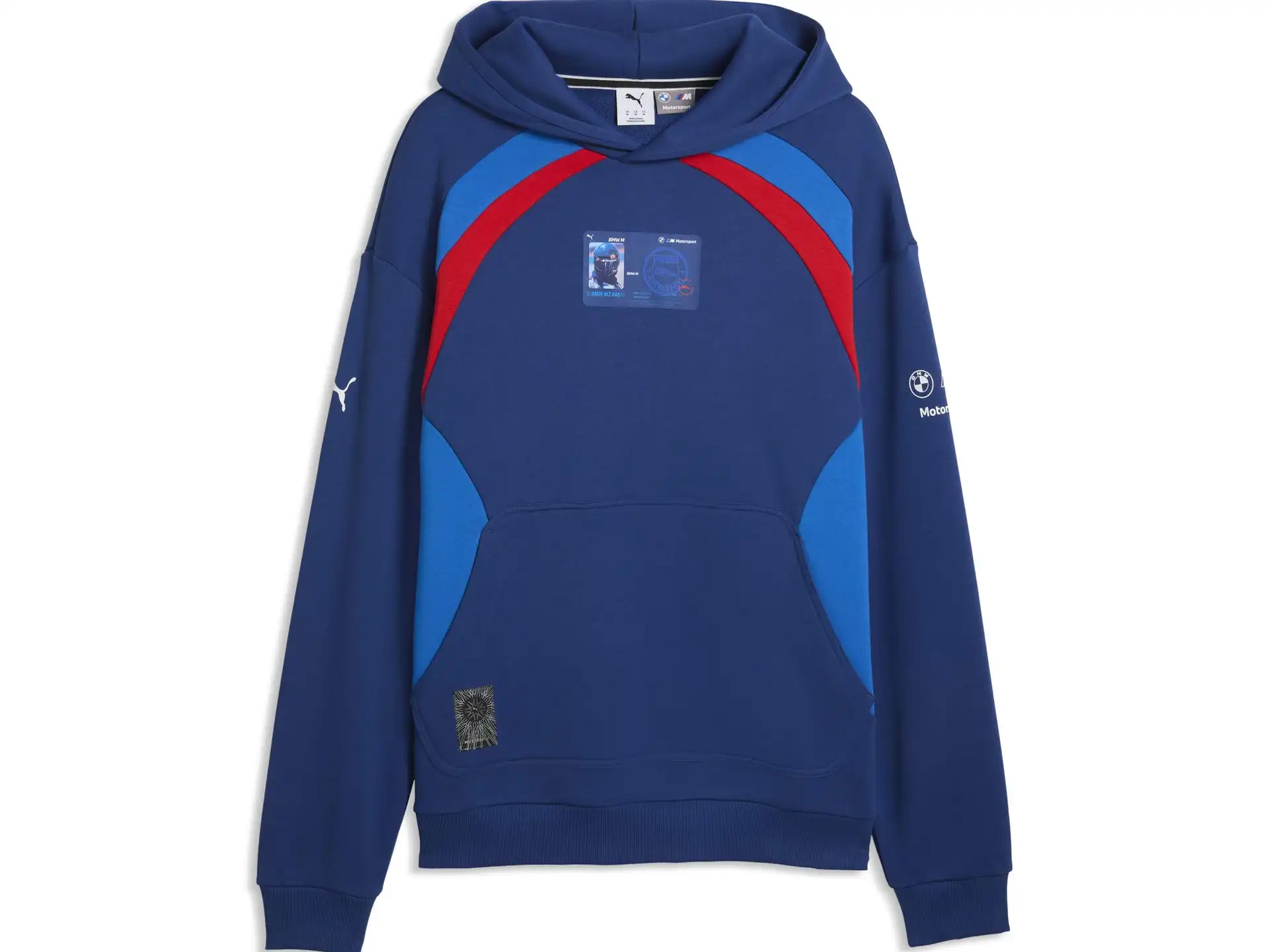 BMW M Motorsport Lifestyle Hoodie Herren blau