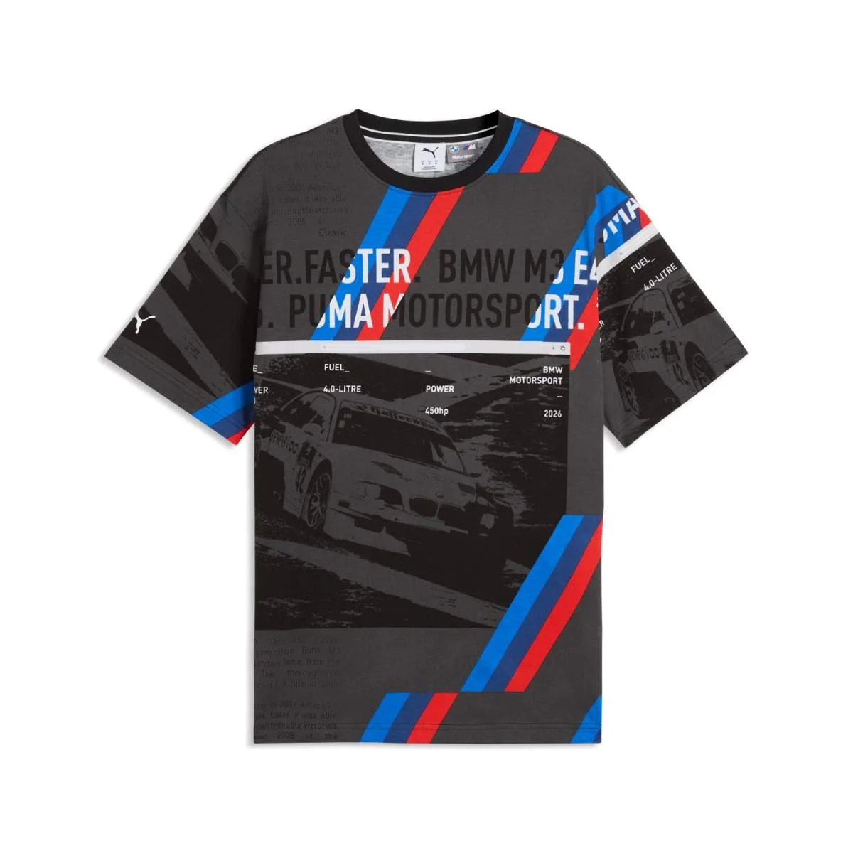 BMW M Motorsport Sportswear AOP T-Shirt Herren schwarz