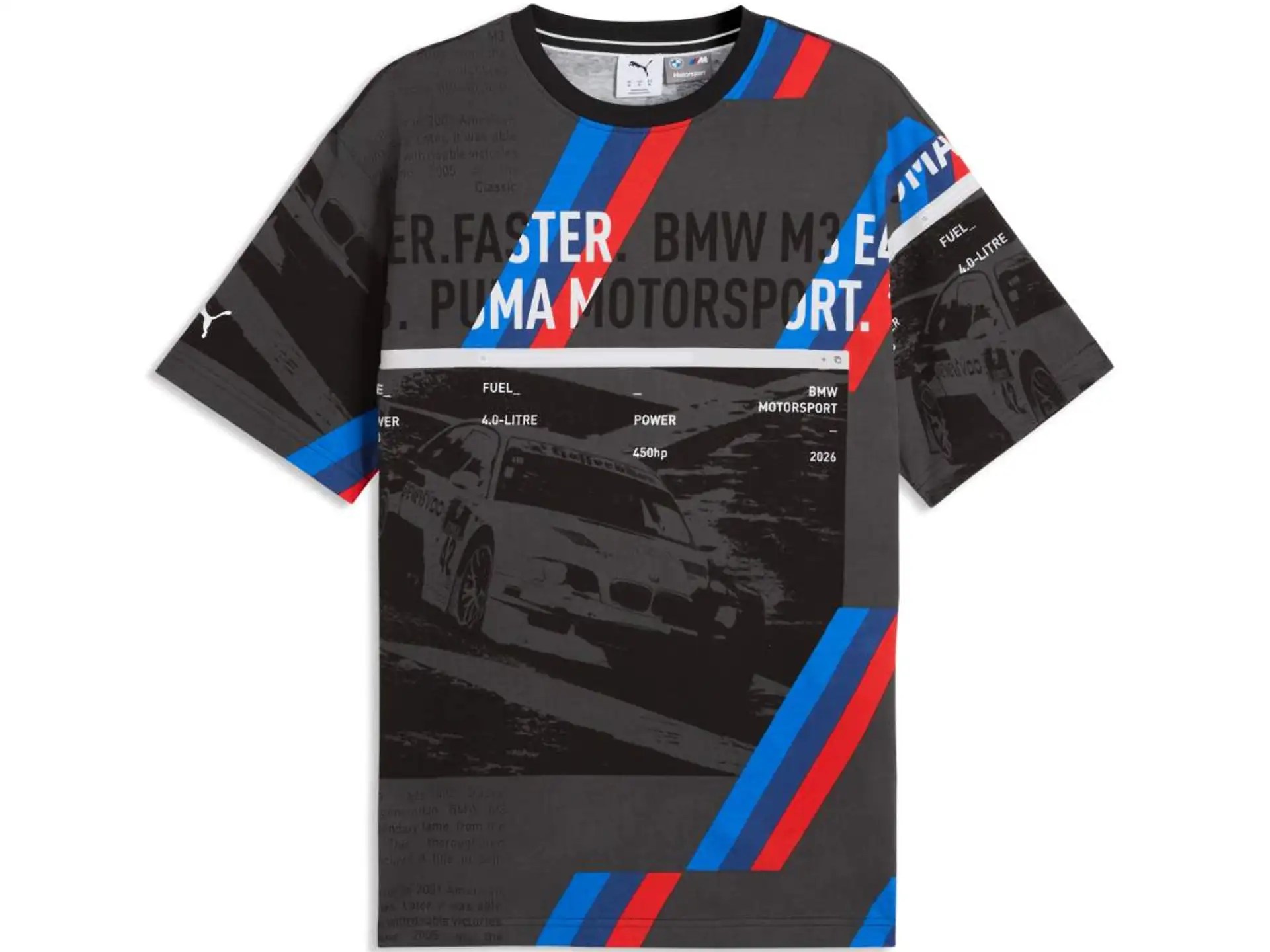 BMW M Motorsport Sportswear AOP T-Shirt Herren schwarz