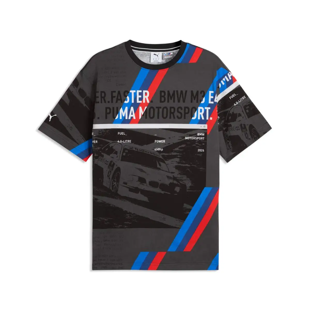 BMW M Motorsport Sportswear AOP T-Shirt Herren schwarz