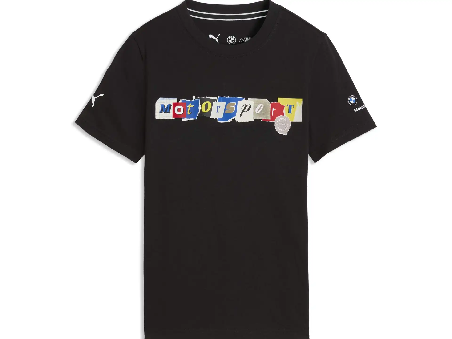 BMW M Motorsport Kids Sportswear Grafik T-Shirt Kinder schwarz