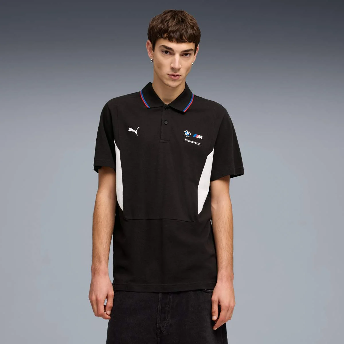 BMW M Motorsport Sportswear Polo-Shirt Herren schwarz
