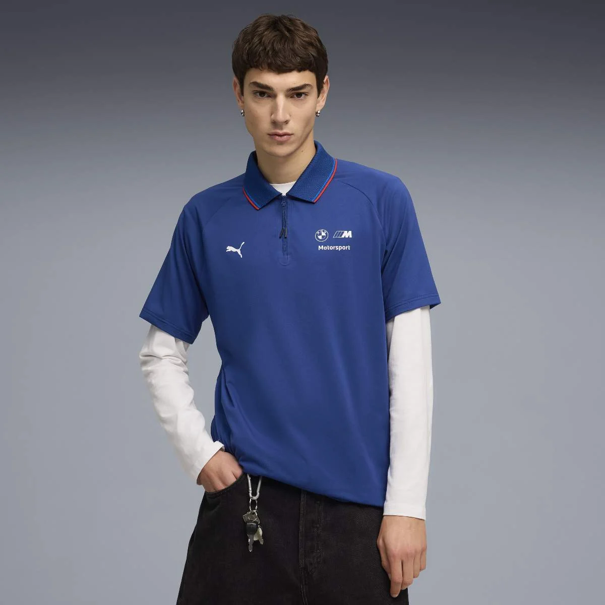 BMW M Motorsport Sportswear Cloudspun Polo-Shirt Herren blau