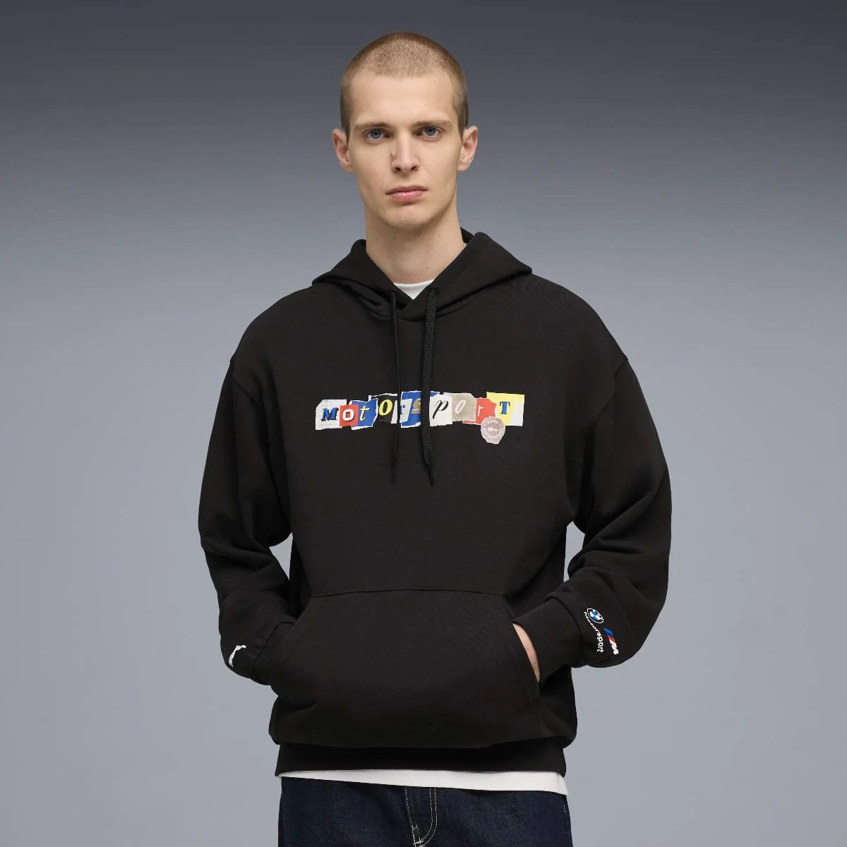 BMW M Motorsport Sportswear Grafik Hoodie Herren schwarz