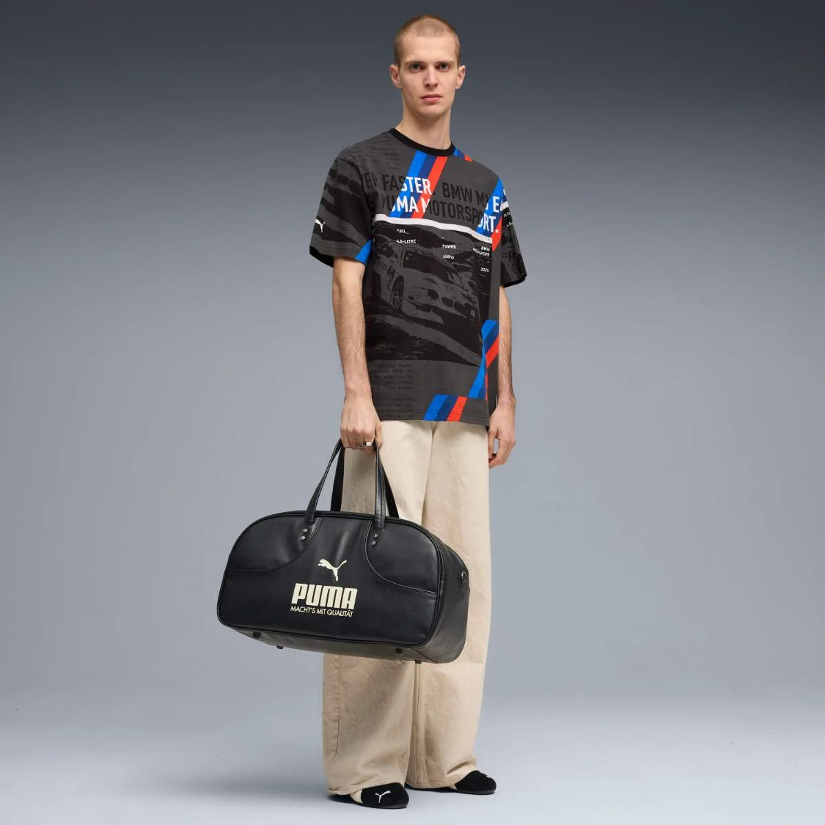 BMW M Motorsport Sportswear AOP T-Shirt Herren schwarz
