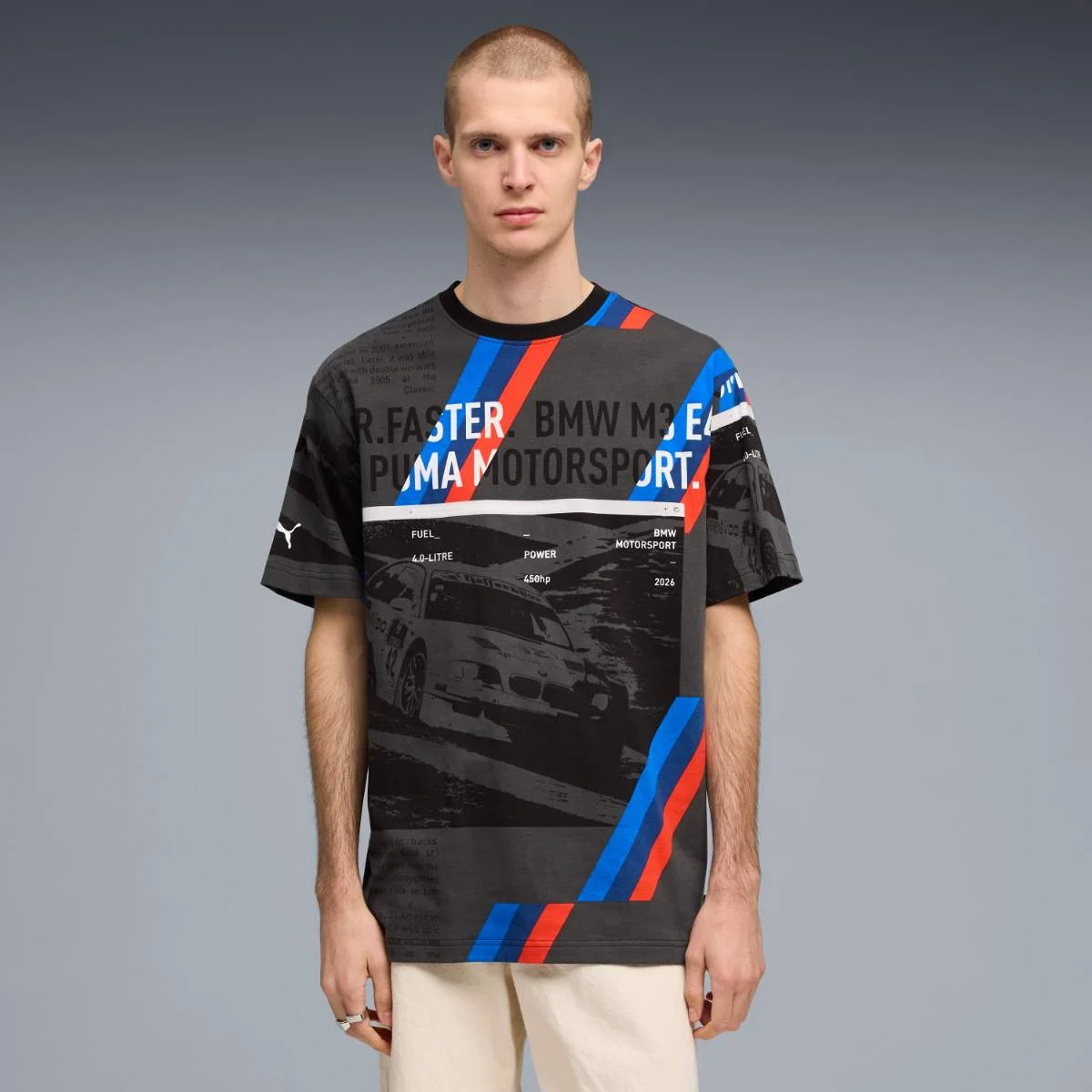 BMW M Motorsport Sportswear AOP T-Shirt Herren schwarz