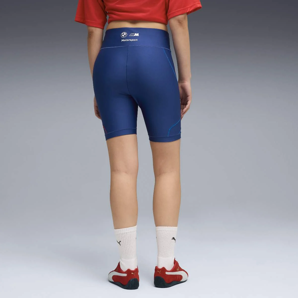 BMW M Motorsport Damen Sportswear Biker Shorts blau