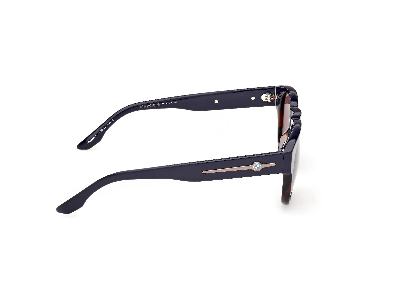 BMW Sonnenbrille Panto Herren blau havana