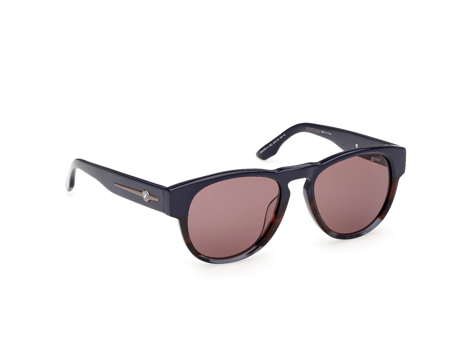 BMW Sonnenbrille Panto Herren blau havana