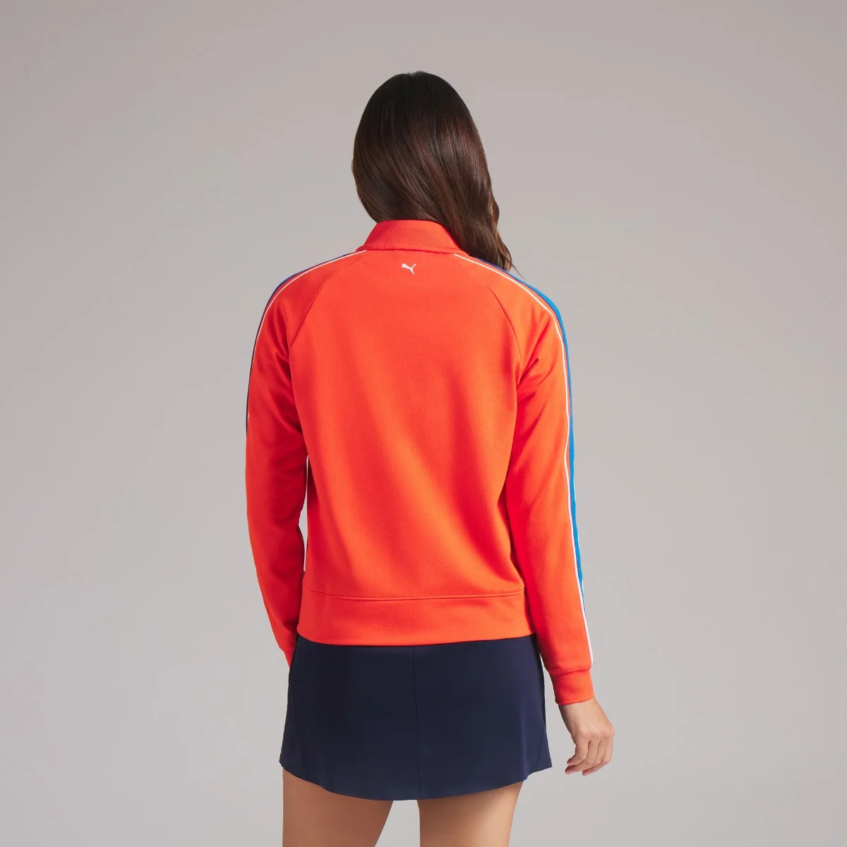 BMW T7 Jacke Damen dunkles orange