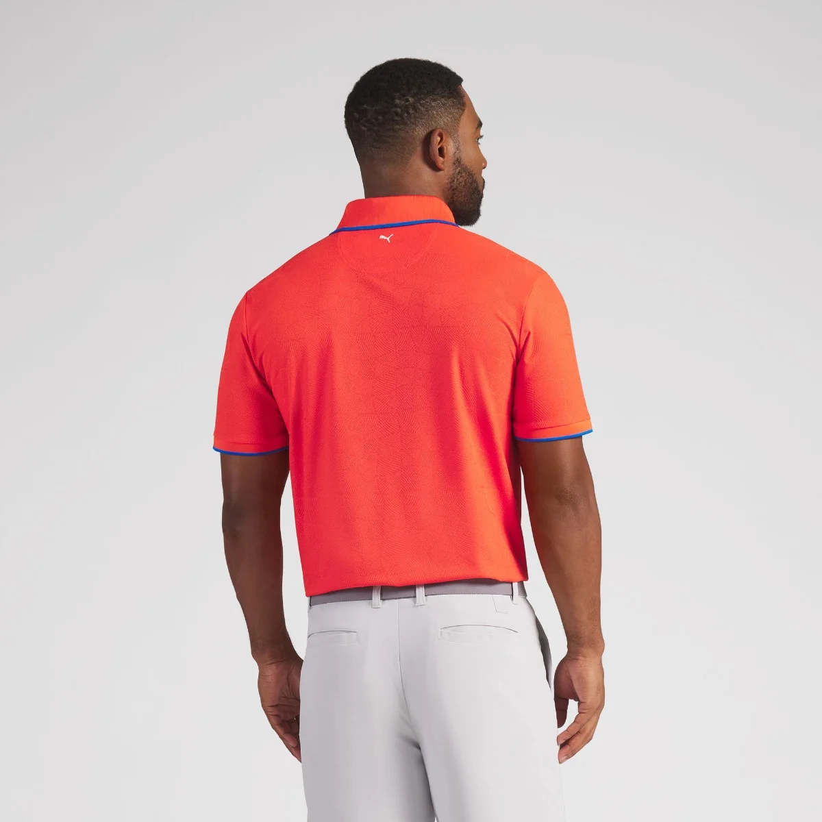 BMW Twisted Diamond Poloshirt Herren dunkles orange