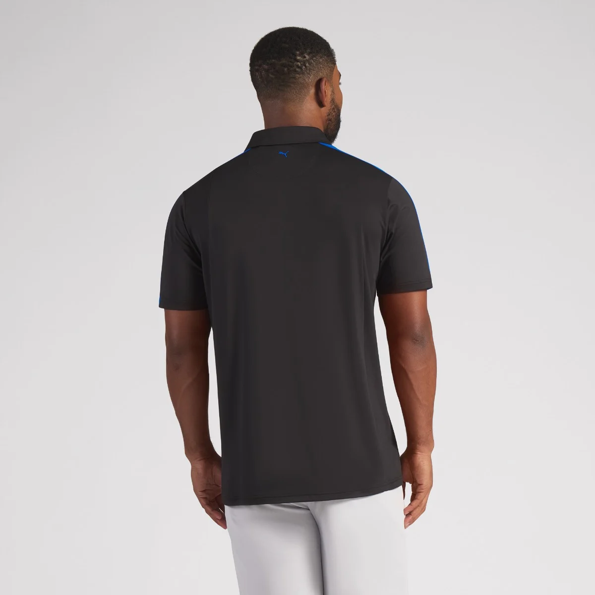 BMW Blocked Poloshirt Herren schwarz-blau