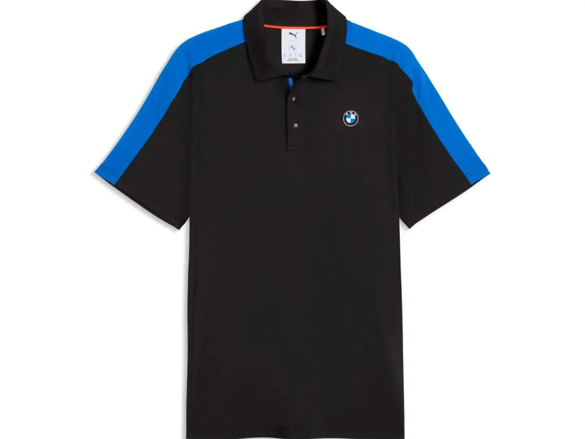 BMW Blocked Poloshirt Herren schwarz-blau